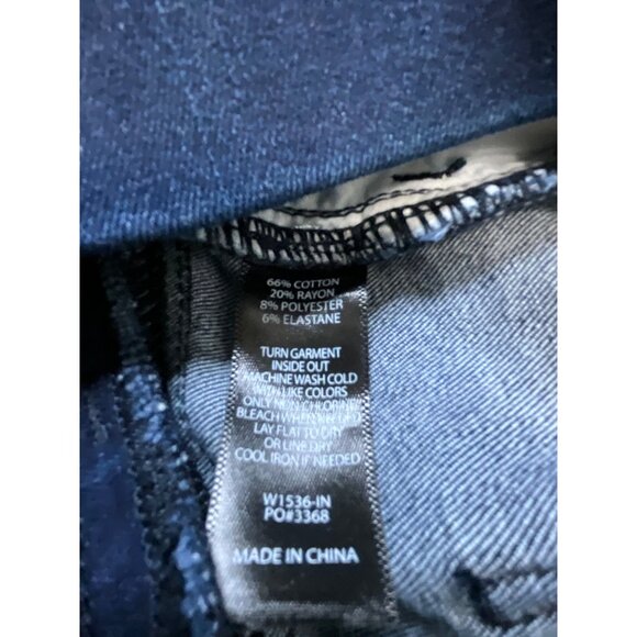 Betabrand Women's‎ S-Petite Medium Blue Denim Pants Pockets - Picture 5 of 8